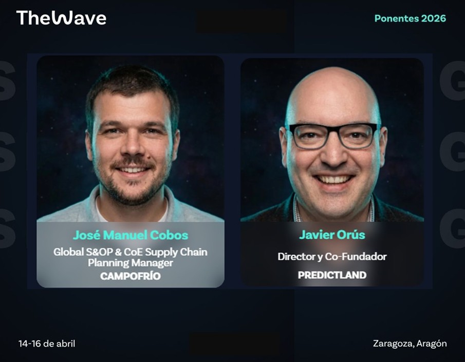 javierorus's tweet photo. @Campofrio_es  y @PredictLand estarán presentes en The Wave | Tech Congress 2026 explicando el caso de éxito de Previsión de la Demanda realizado conjuntamente para Campofrío España y múltiples unidades de negocio de Campofrío en Europa.

#IAPredictiva #SupplyChain https://t.co/vqTWzciiBf