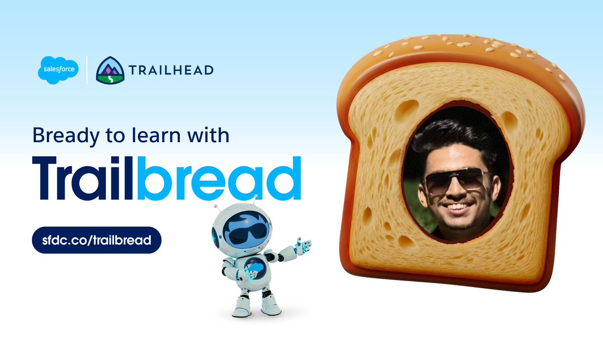 Garry866776's tweet image. Quest: COMPLETE. ✅
Knowledge: LEVELLED UP. 🚀
Trophy Case: READY AND WAITING. 🏆
​Hey @salesforce @Trailhead, I’ve done my part—Is it even a completion without some fresh swag? 👀🎁
​#Trailhead #Salesforce #TrailblazerCommunity
#Trailbread