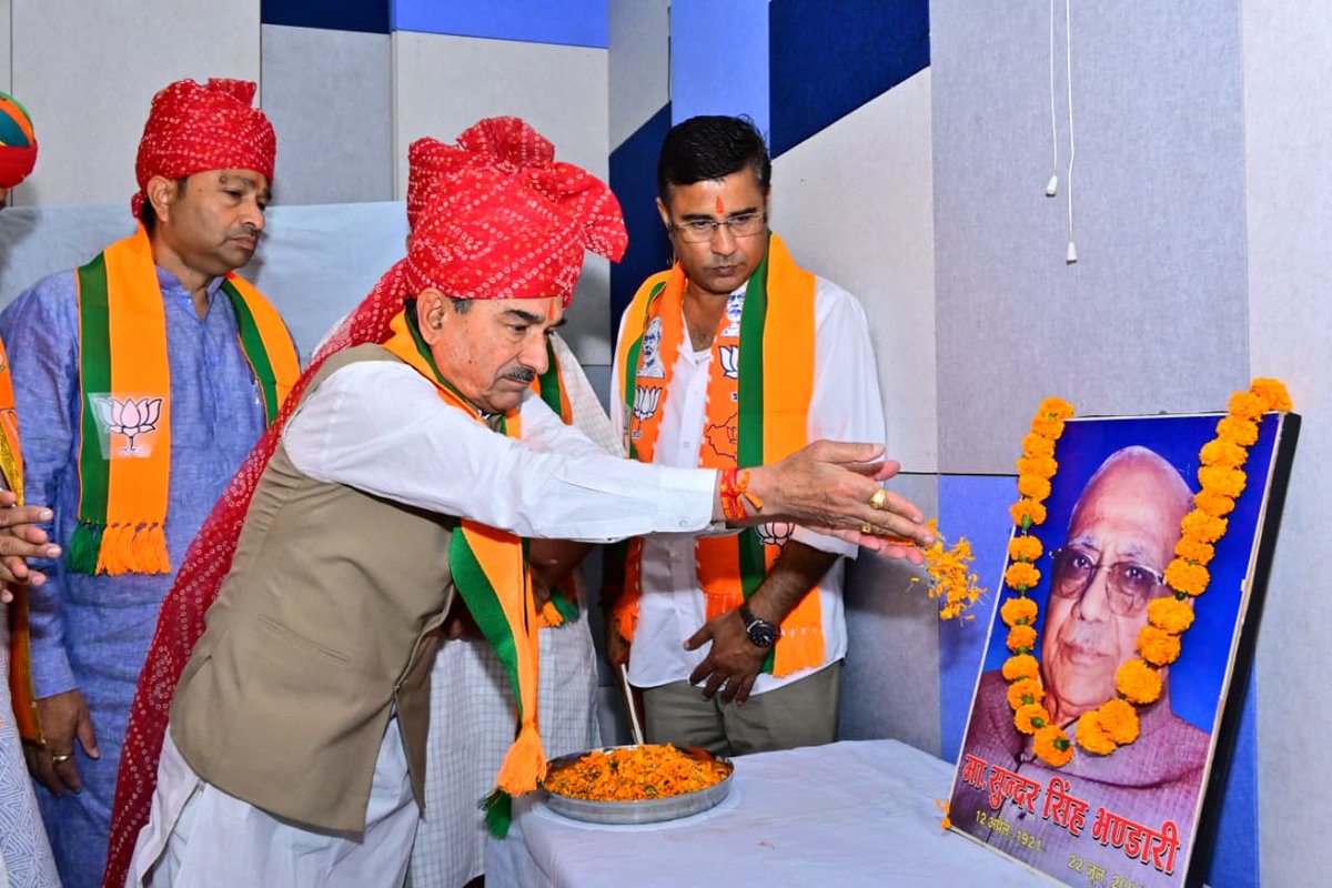 BJP Rajasthan tweet media