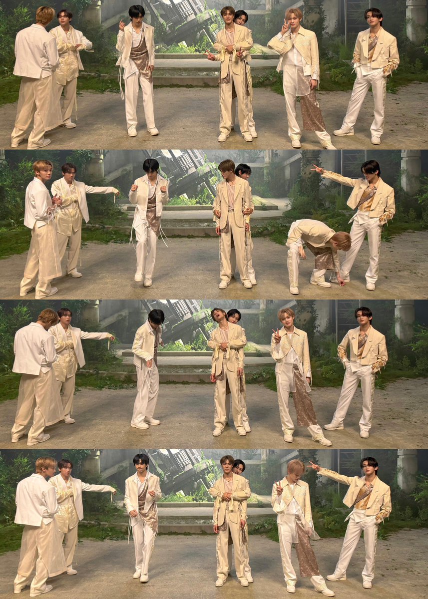 this “everyone’s just doing their own thing” photo sequence