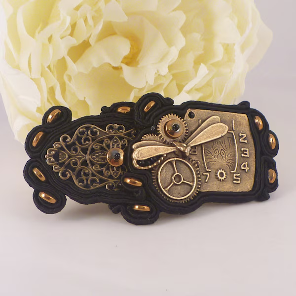 MollyGDesigns's tweet image. Steampunk styling for your hair. A unique barrette.

etsy.com/uk/listing/614…
 #ukgifthour #mhhsbd #steampunk #etsygifts