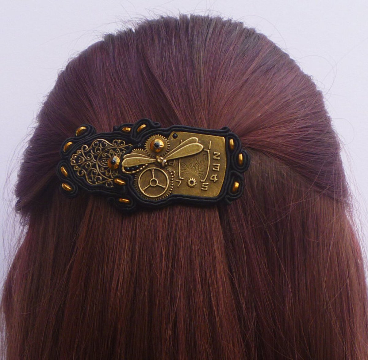 MollyGDesigns's tweet image. Steampunk styling for your hair. A unique barrette.

etsy.com/uk/listing/614…
 #ukgifthour #mhhsbd #steampunk #etsygifts