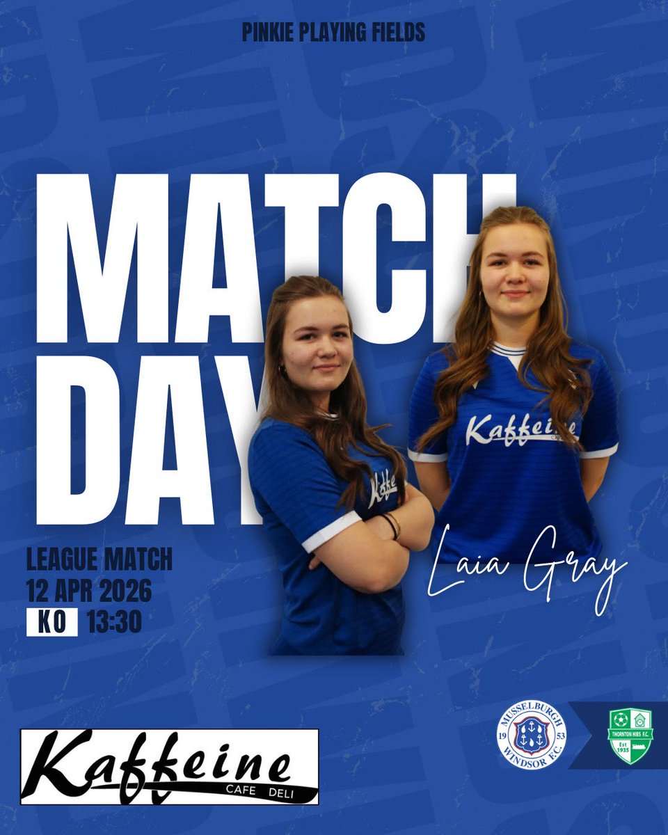 WindsorLadiesFC's tweet photo. It’s match day! We are at home to Thornton Hibs today with a 1:30pm kick off so get down to support the girls #MonTheWindsor https://t.co/23cxECXU1b