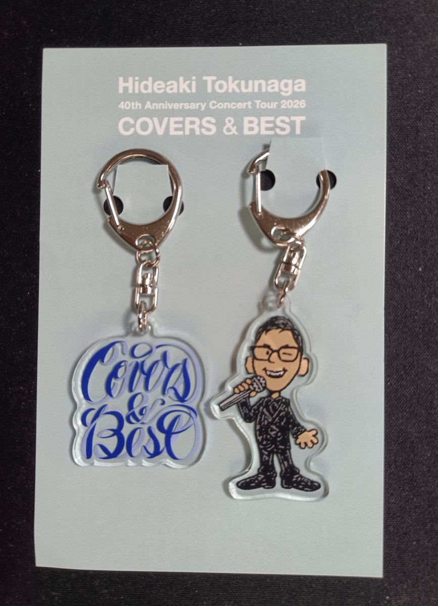 徳永英明 COVERS＆BESTツアーグッズ 今回はアクスタとアクリル