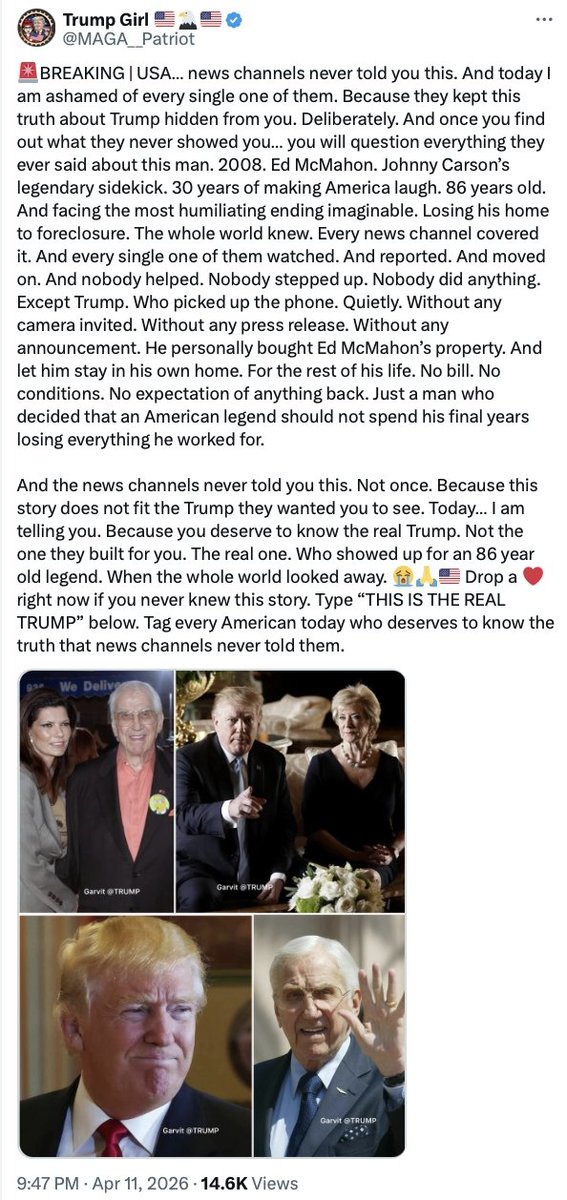 Read the whole story here... This is #truth at its best... A story everyone needs to see and read. 

#PresidentTrump #TrueStory #TruthMatters #TruthWarriors #POTUS #NewsUpdate Not so #BreakingNews 

<a href="/0hour1/">0HOUR1</a> <a href="/knightlexi0214/">Lexi Knight</a> <a href="/ACTBrigitte/">Brigitte Gabriel</a> <a href="/majeed66224499/">Majeed 🇸🇦KSA🇸🇦 🤝 🇺🇸</a> <a href="/NEWSMAX/">NEWSMAX</a>