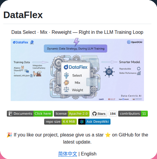 tom_doerr's tweet image. Dynamic data strategy for LLM training

github.com/OpenDCAI/DataF…