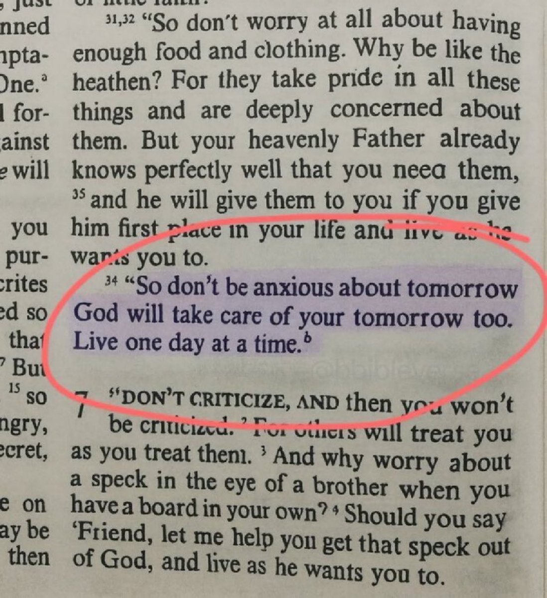 Trust in the Lord.