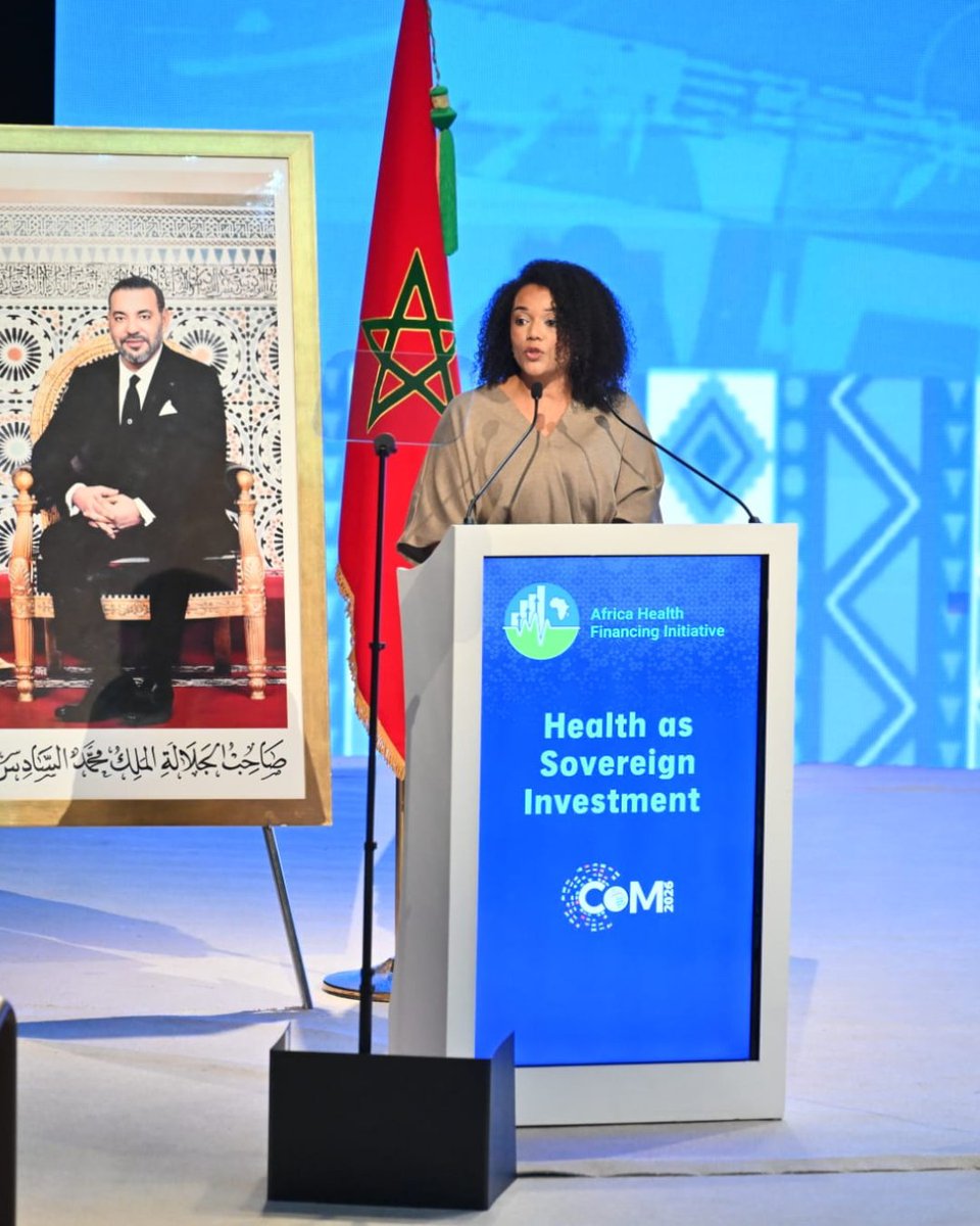 AMDiasborges's tweet photo. Honored to moderate at the High-Level Forum on Sustainable Health Financing on the margins of #COM2026.

A key moment for Africa with the launch of the Transforming Health Financing in Africa initiative and the adoption of the Tangier Declaration. https://t.co/bAyoAeoFsM