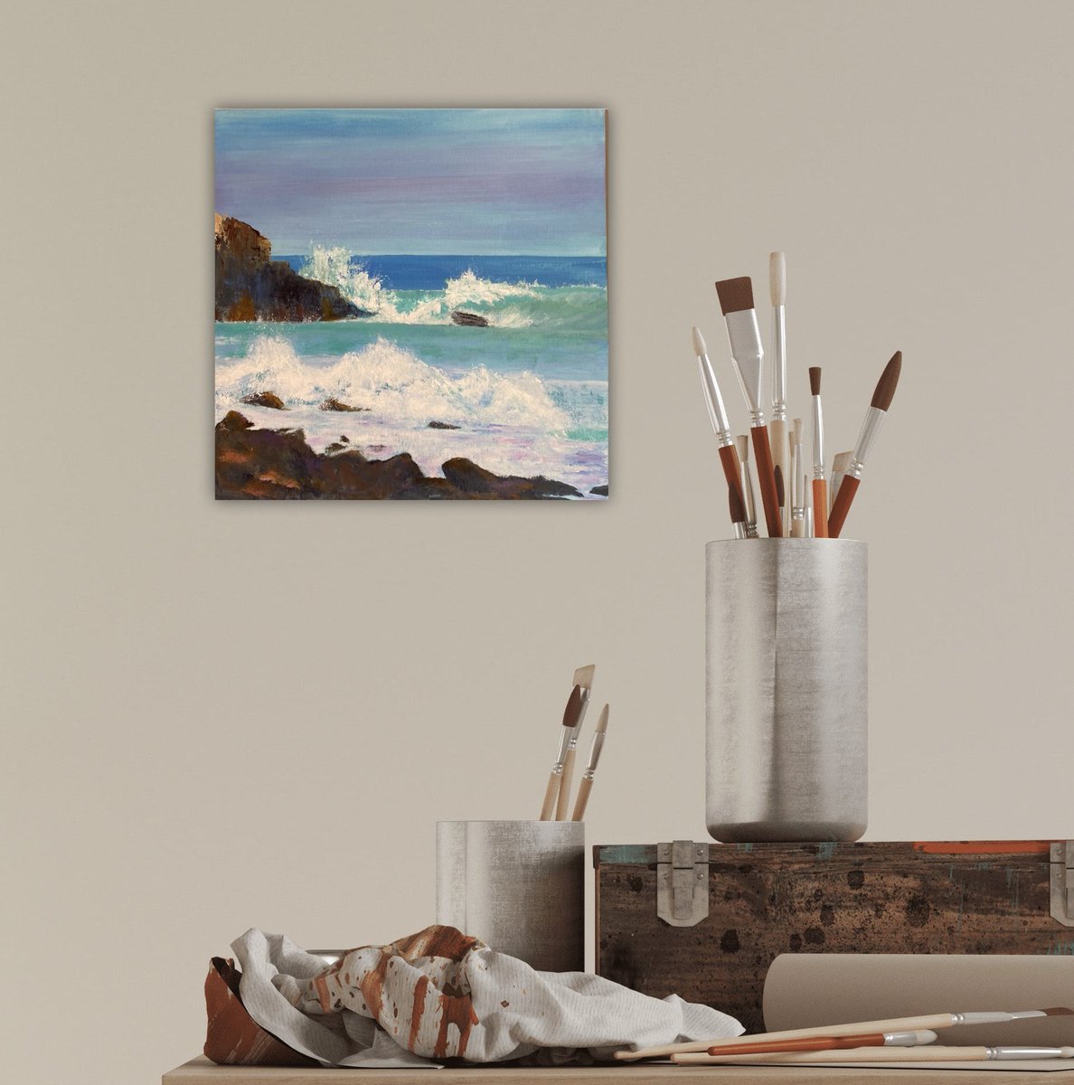 MormorJan's tweet image. There’s something about the sea… 🌊  

#ukgifthour #ukgiftam #sundayfringe #MHHSBD 

Smell the ozone and feel the seaspray… 

✨ Original painting
✨ Framed and ready to hang
✨ Available now link 👇

cardsbymormorjan.etsy.com/listing/144918…