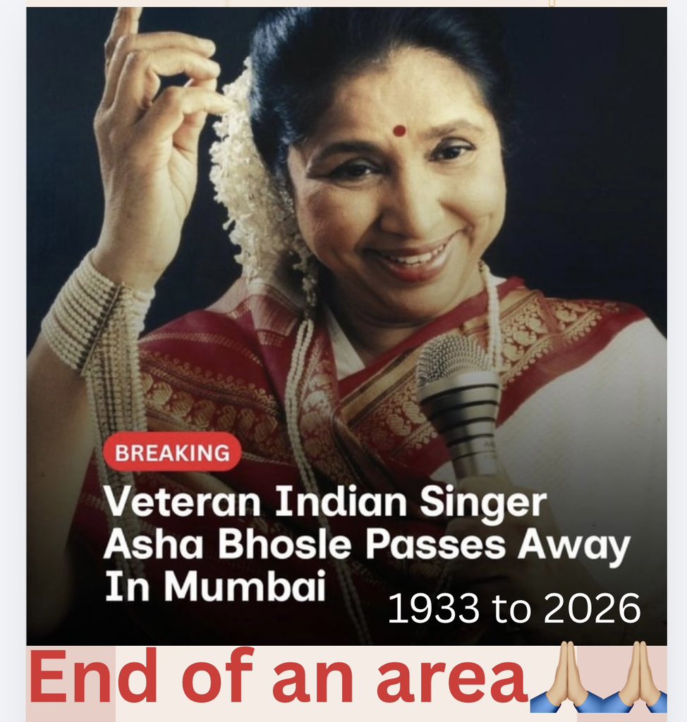 AnuragPathak100's tweet photo. #AshaBhosle Om Shanti!! @republic @ZeeNews https://t.co/V921PxfYBs