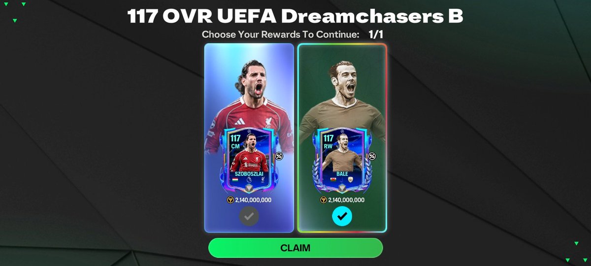 FCMMIZ's tweet image. My choice For 450 Phase 2 Tokens 

Gareth Bale