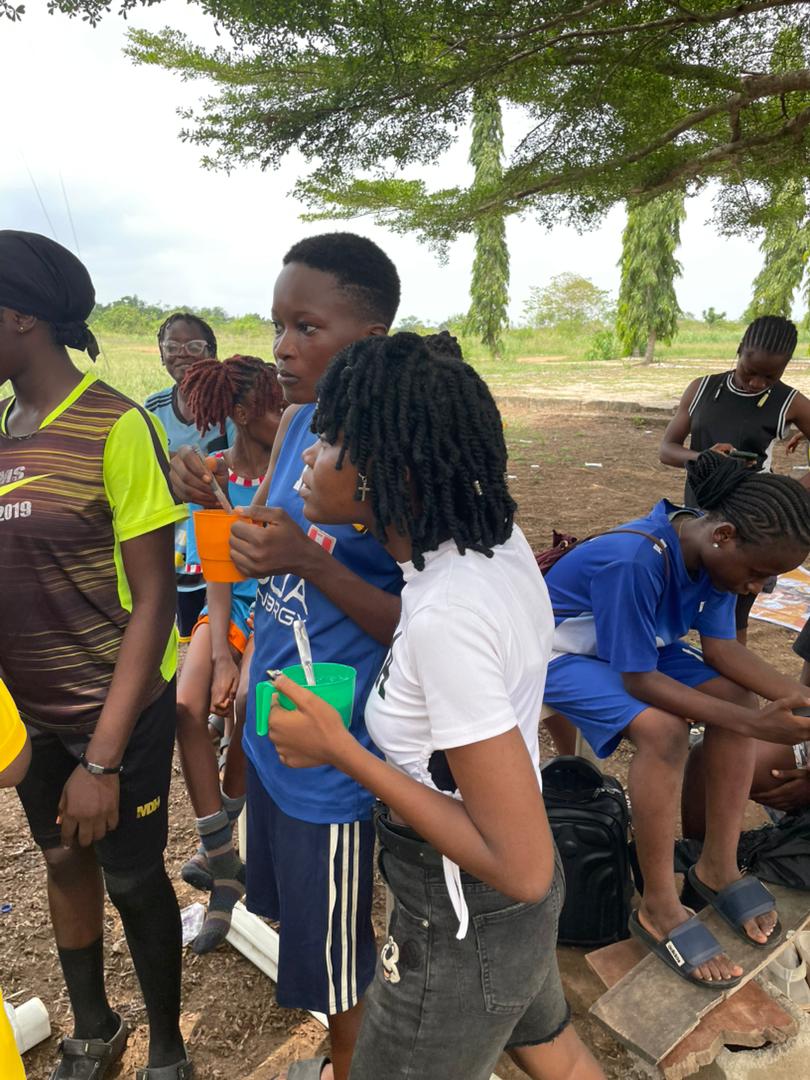 After a beautiful football match yesterday, the female team decided to take things to the next level… Garri Champions League 😭🏆
Next event: Garri competition 🥣
