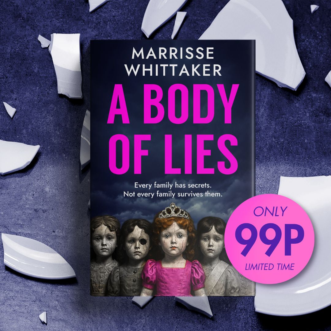 Bloodhoundbook's tweet image. 🔪📚FROM THE MIND OF AUTHOR MARRISSE WHITTAKER 📚🔪

‘Heart-stopping… one of those "I-need-a-glass-of-wine-and-a-lie-down" kind of reads that just hooks into you from the first page...’ Reader review ✨

A TWISTED NOVEL YOU DON'T WANT TO MISS! geni.us/BodyofLies 
#OutNow