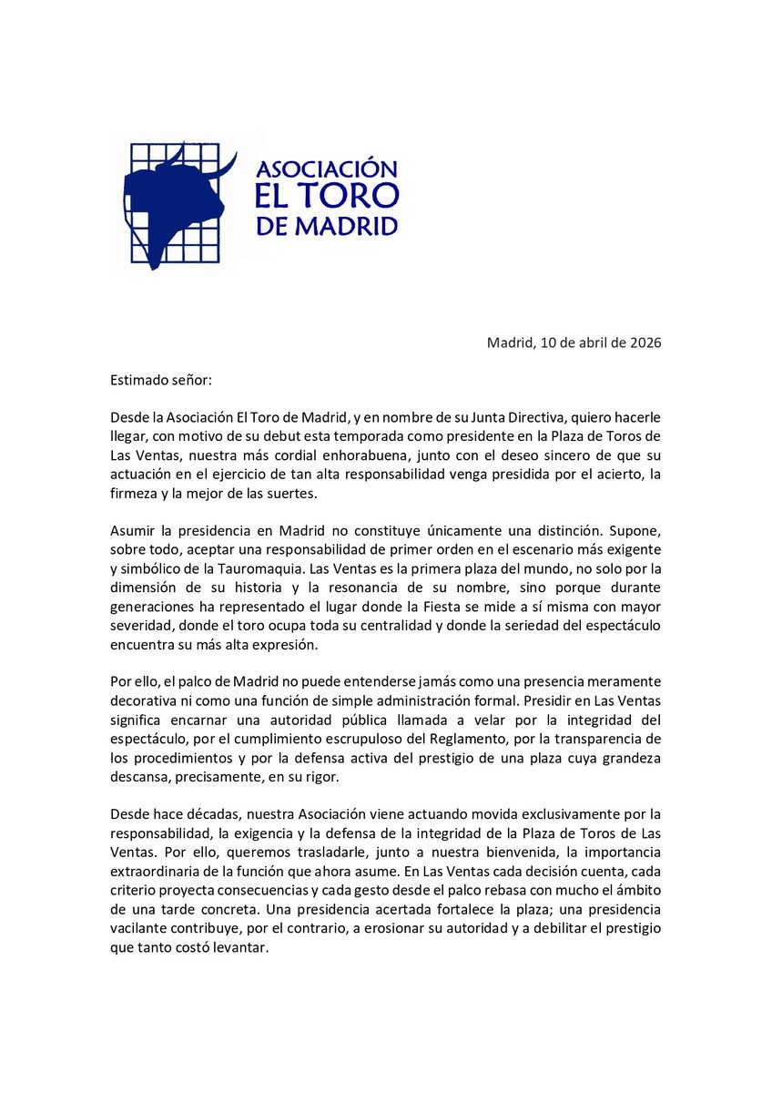 Asoc. El Toro de Madrid tweet media
