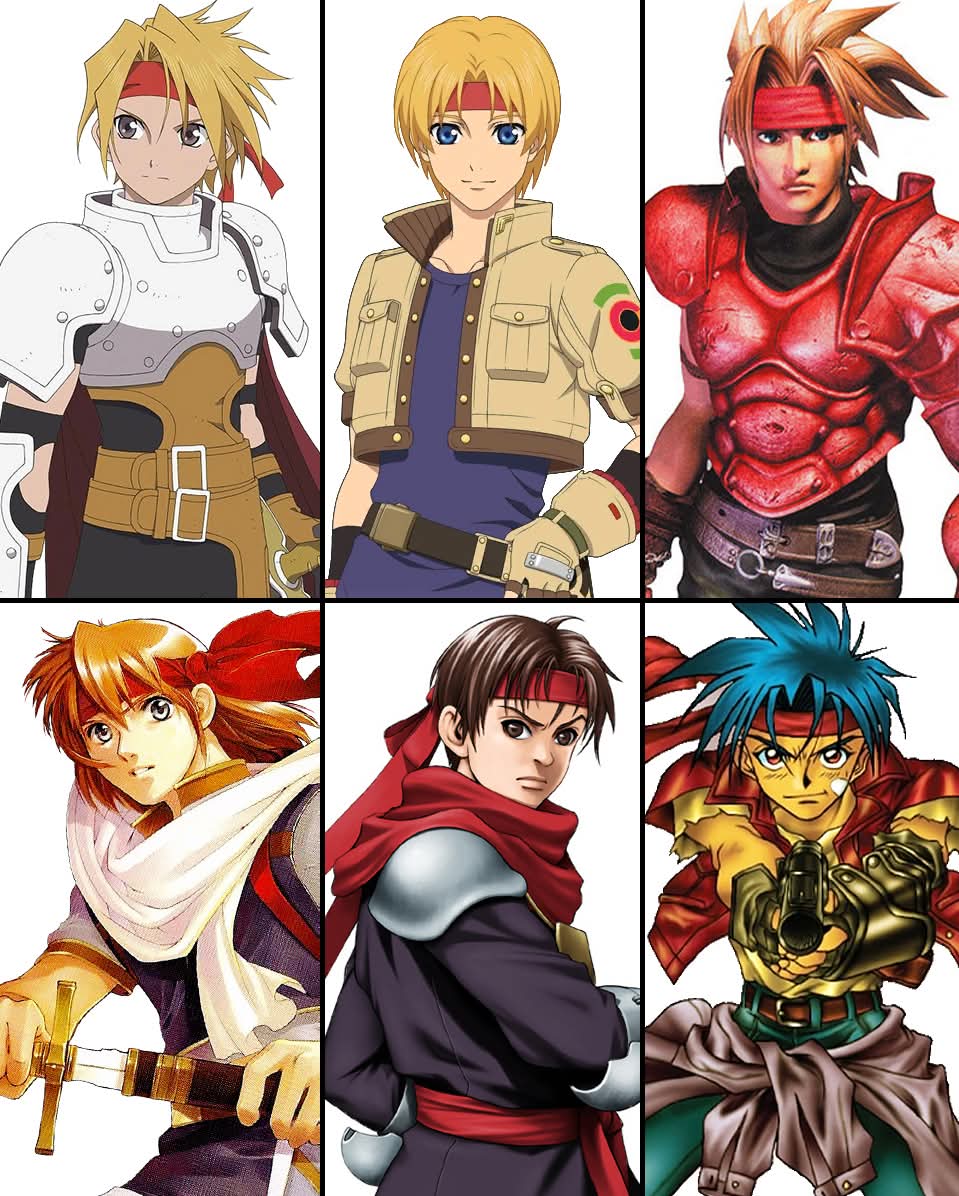 Red headband is definitely one of the most memorable fashion touches from '90s JRPG heroes 🚩