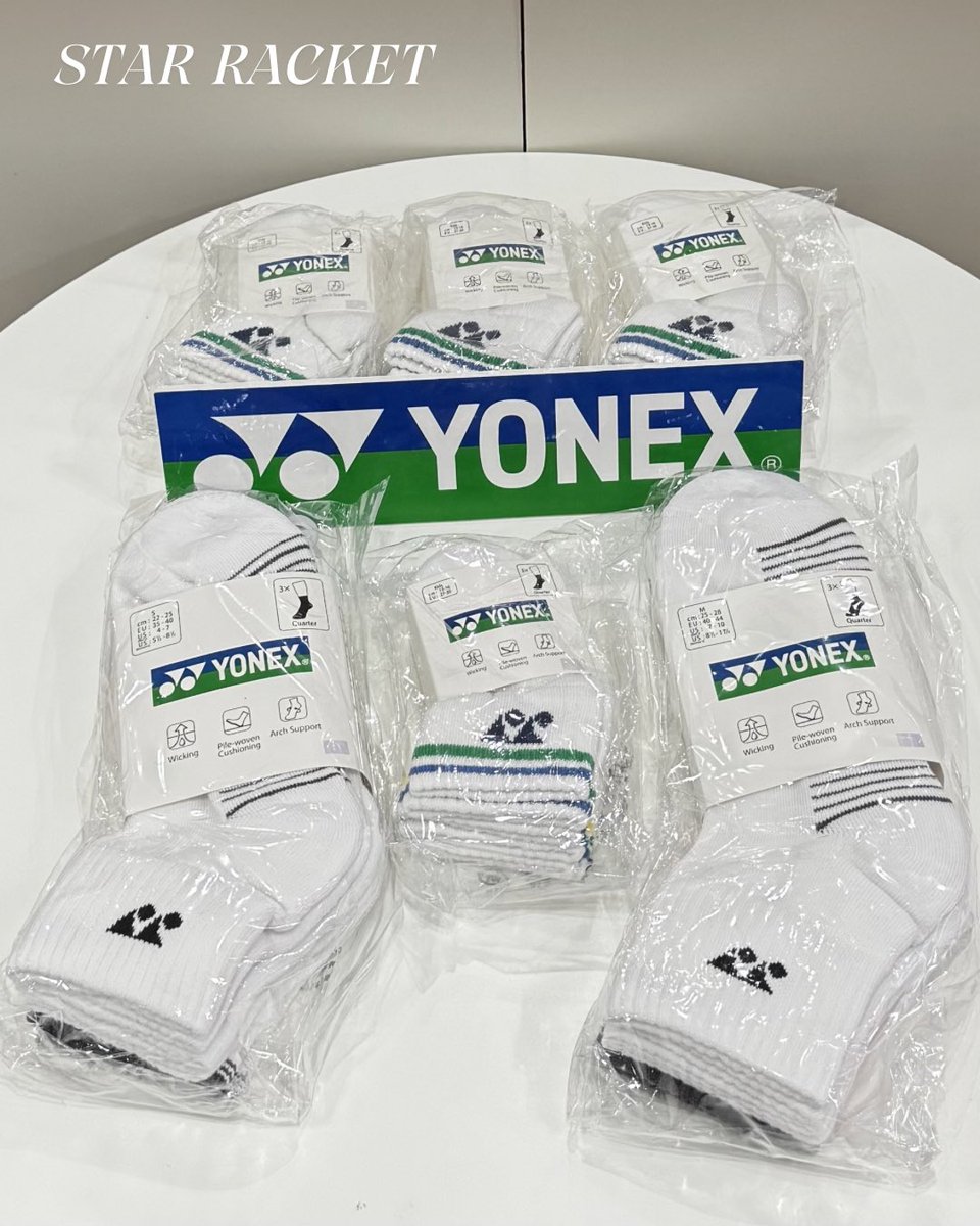 star_racket's tweet photo. 引き続きソックス🧦✨投稿です🤗

#ヨネックス #受注会限定
#キッズアンクルソックス (3足セット)のご案内です🤗 
ファースト🧦にいかがでしょうか？
2枚目写真はMEN・WOMENと比べてみました👀✨
サイズ感が可愛すぎ🥰
カラー/アソート
サイズ/13〜16
こちらも数量限定です。
ご購入はお早めにどうぞ💨 https://t.co/PMT4mytWsr