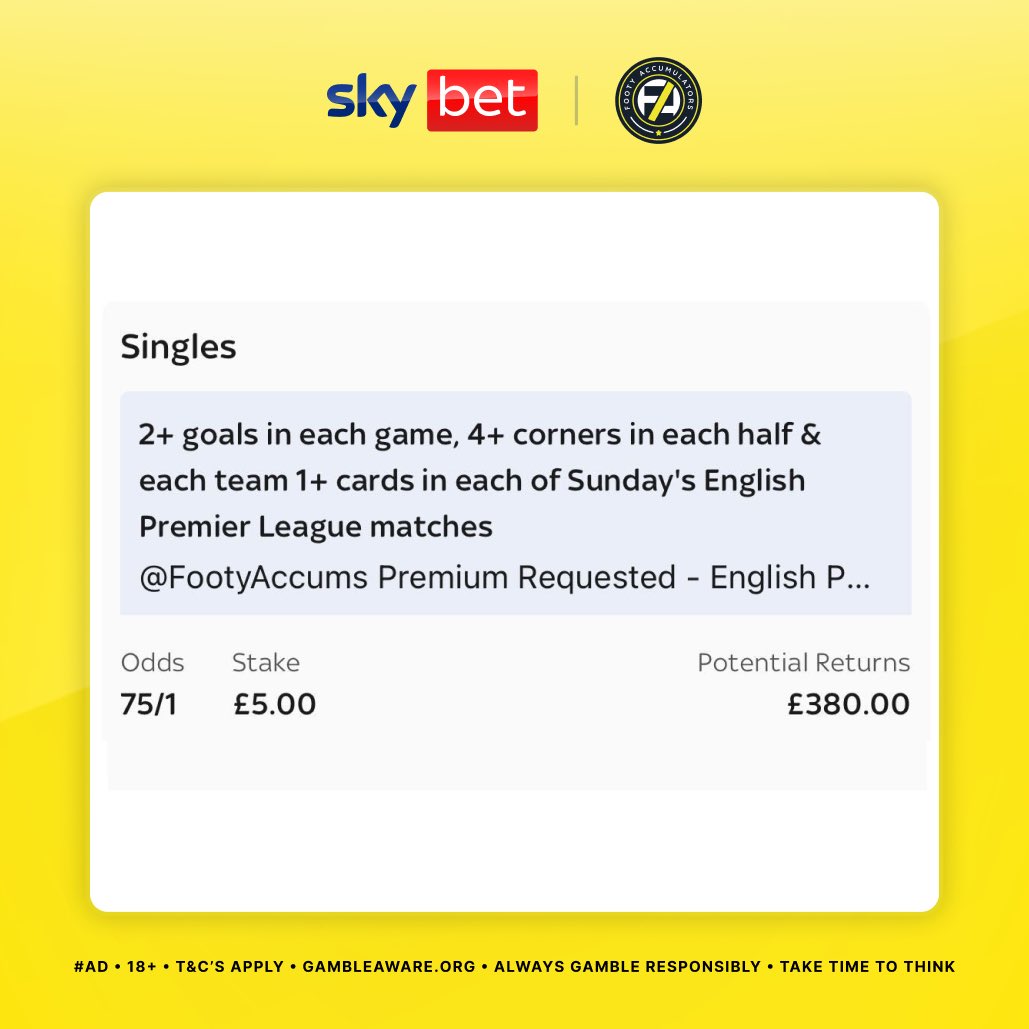 Footy Accumulators tweet media