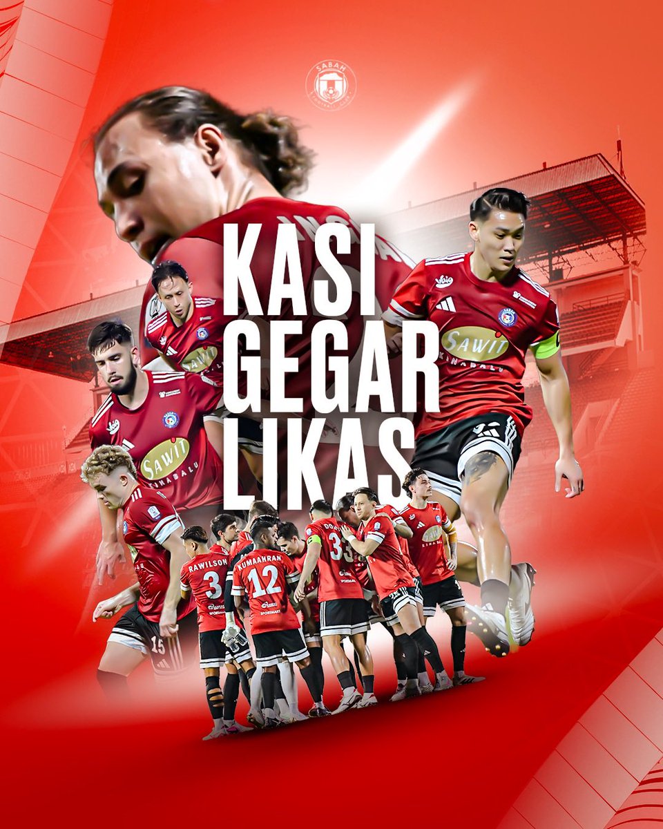SabahFCofficial's tweet image. 7 hari lagi menjelang Perlawanan Akhir MFL Challenge Cup 2025/26 di Stadium Likas! 

[FINAL 2 MFL CHALLENGE CUP 25/26]
19 April | Sabah vs Penang
🏟️ 20:15, Stadium Likas

#SabahFC #SabahMajuJaya #BangunlahBersatuSemua