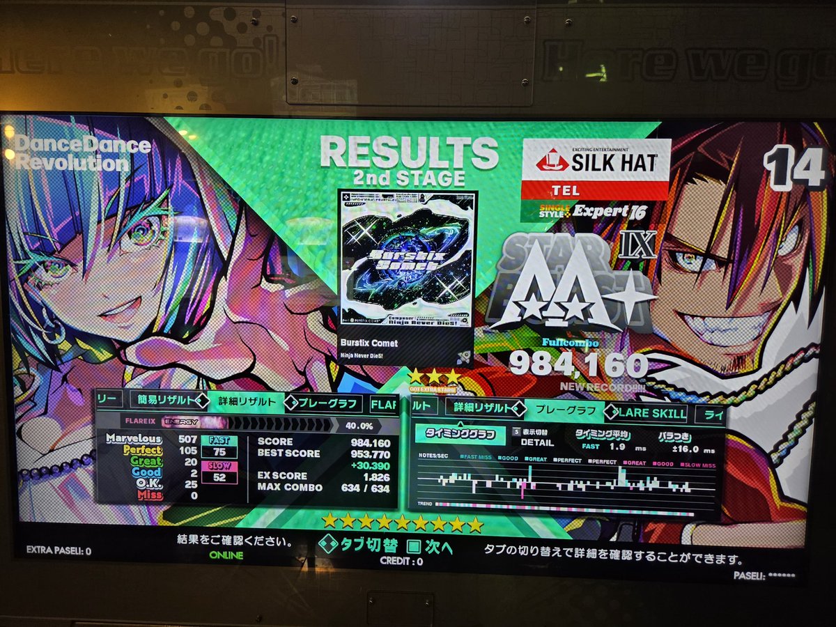 今日のフレア伸びが4枚出来たので放出