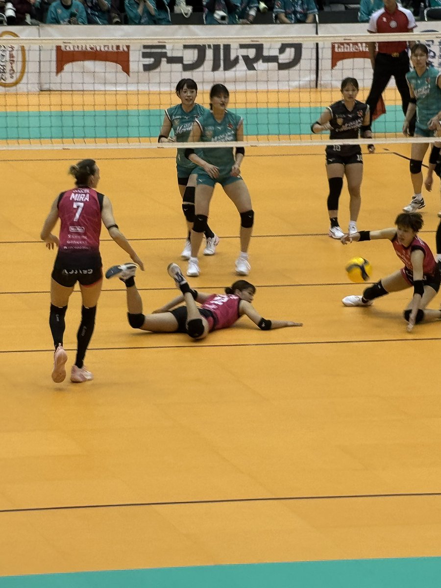 otk2tc's tweet photo. 昨日は初めてのSVリーグ観戦してきました。

ついつい、気になっていた野中選手を目で追ってしまいがち。

試合後のマーヴェラスの選手がテーマパークやアイドル現場みたいで可愛い。

試合も会場の雰囲気も楽しかったです。 https://t.co/7as7yJnErP