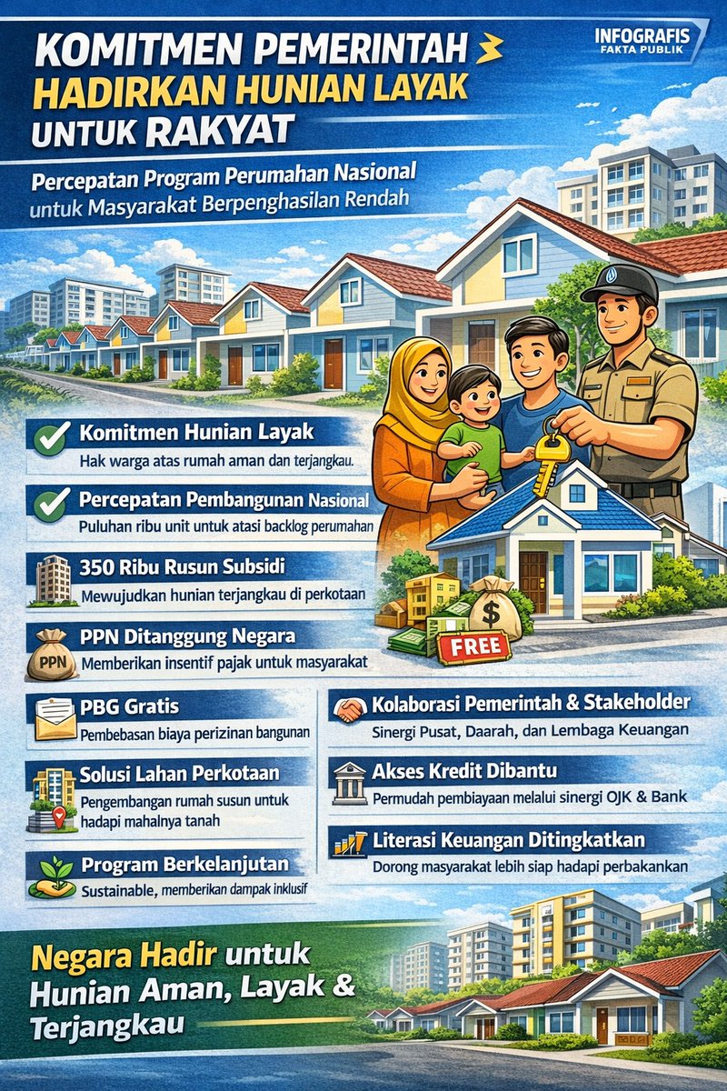 Rumah layak buat semua! Dukung terus Presiden Prabowo untuk wujudin program 3 juta rumah #Hunianlayak