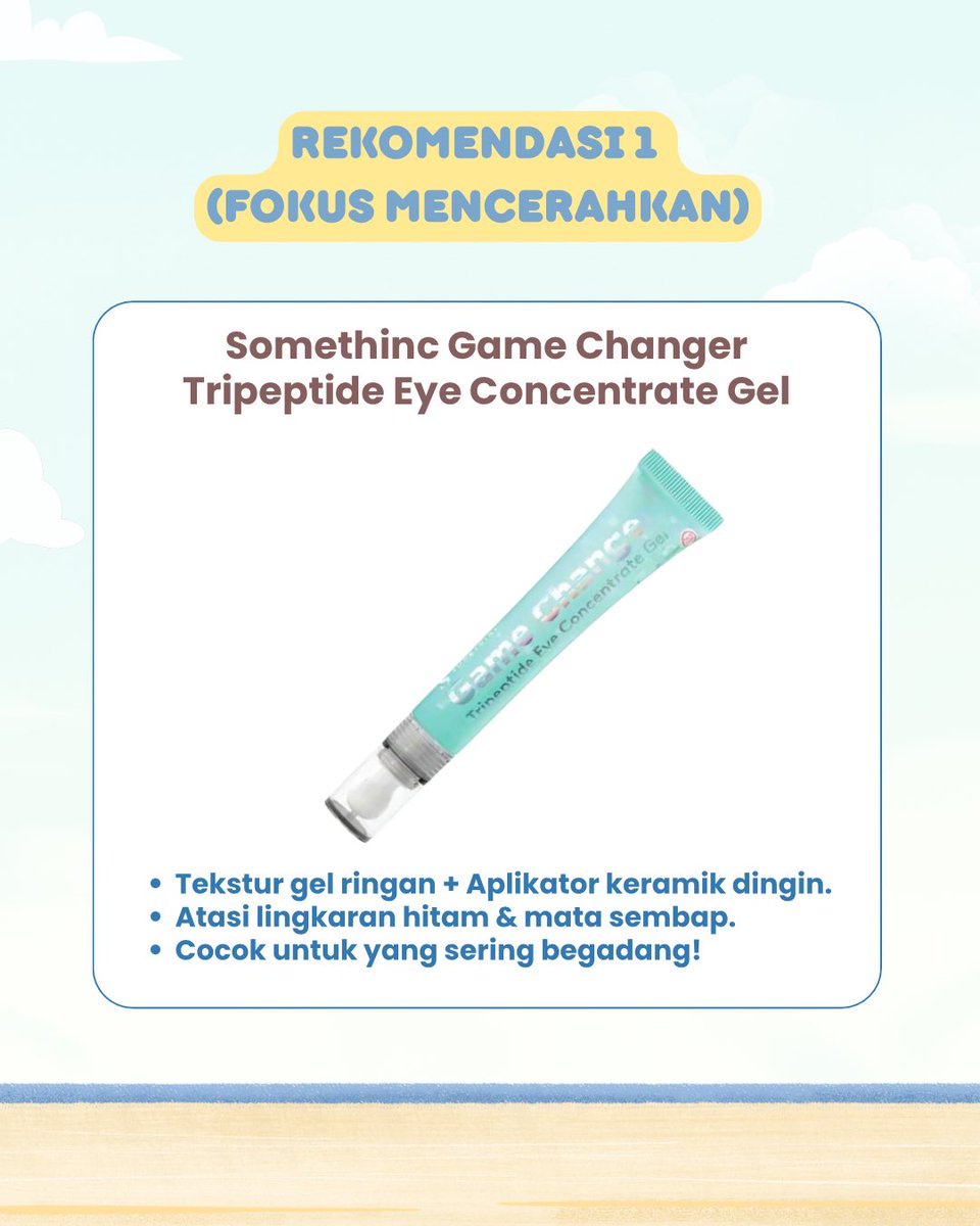 chanmooii's tweet image. Gak mau kan umur 20-an tapi mata udah kelihatan 30-an? 👀 Cek rekomendasi eye cream terbaik dari Halodoc ini! Kamu sudah coba yang mana? Comment di bawah ya! 👇 #EyeCream #MataPanda #SkincareTips #Halodoc #AntiAging