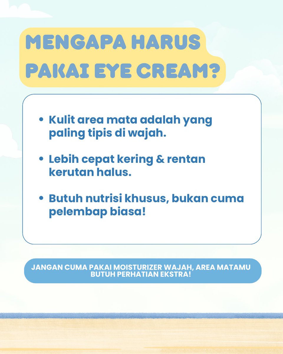 chanmooii's tweet image. Gak mau kan umur 20-an tapi mata udah kelihatan 30-an? 👀 Cek rekomendasi eye cream terbaik dari Halodoc ini! Kamu sudah coba yang mana? Comment di bawah ya! 👇 #EyeCream #MataPanda #SkincareTips #Halodoc #AntiAging