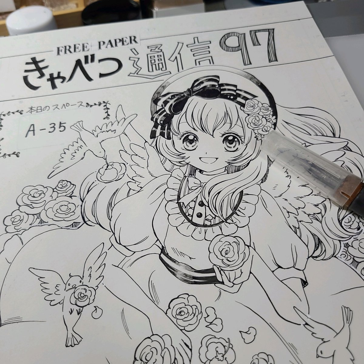 うぽぽ@関コミA-35きゃべつ通信 tweet media