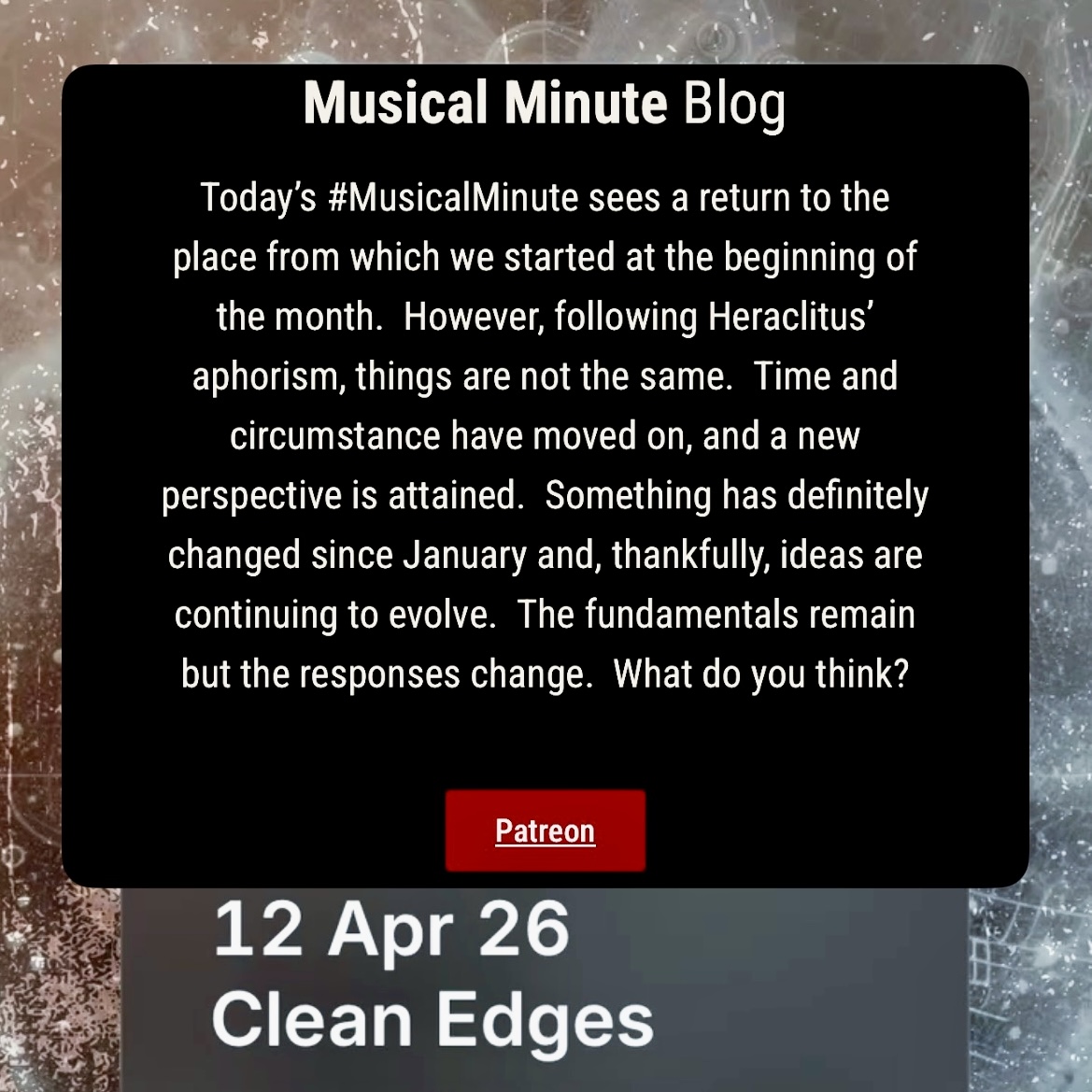 gpcasey's tweet image. Here is today's mini blog graphic with #ChatGPT's #Limerick and #Haiku interpretation. 🧐 #MusicalMinute

A melody walked back in time,
To a place it once knew in its prime.
But the echo had grown,
And the change was its own—
Same roots, yet a reason to climb.

Same place,