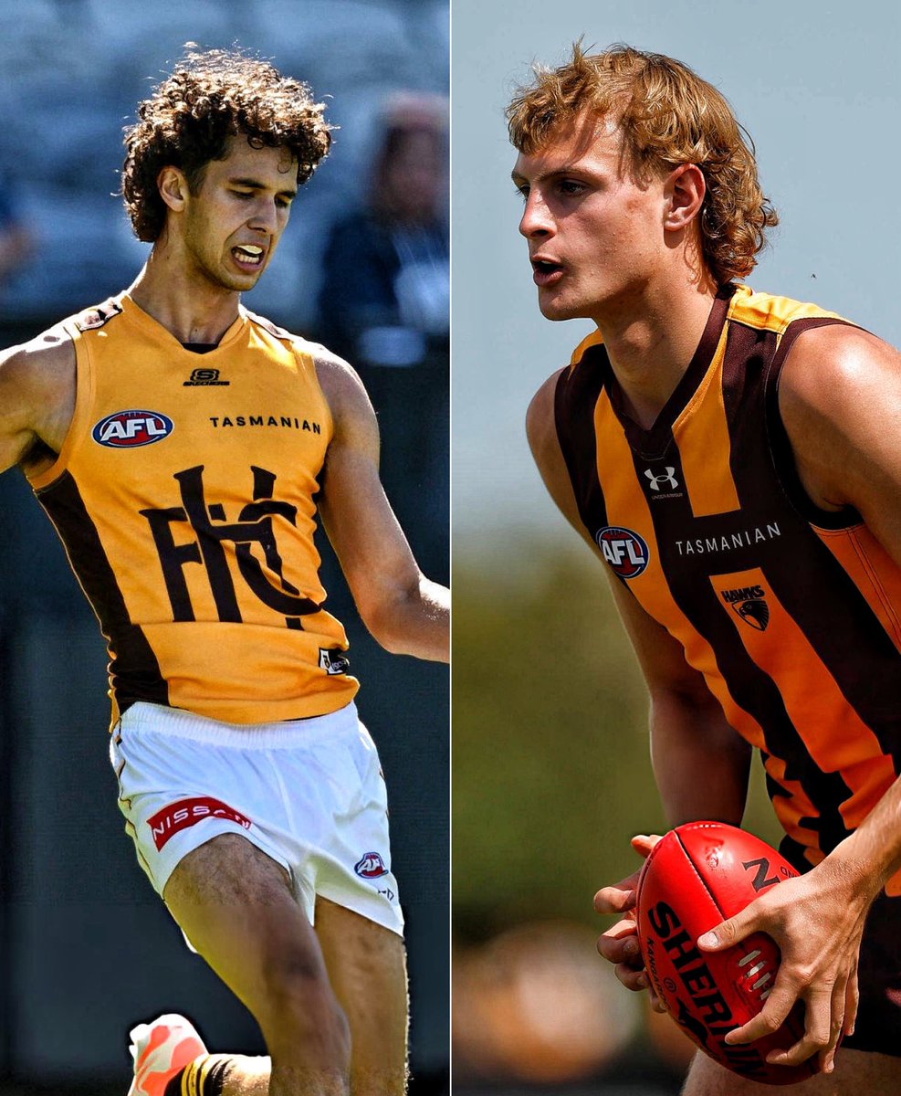 hawthornzone's tweet photo. 🚨 Either Will McCabe or Aidan Schubert, will likely get the nod ahead of Calsher Dear in the race to replace Mabior Chol this week.

[Jay Clark, Herald Sun] https://t.co/d2JRPAh9cY