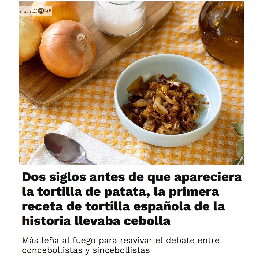 Ya sabemos que la tortilla española llevó cebolla antes incluso de llevar patata.
Cada cual que le ponga lo que guste. La mía con cebolla, por favor y gracias.
directoalpaladar.com/cultura-gastro…