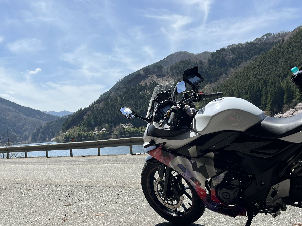 ultra_IM9's tweet photo. 春ツーリングで初めての隼駅へ✨🏍️

途中桜もありええ気分転換になりました♪
国道29号クセになるみちでまた行きたくなる😁

#GSX250R
#ツーリング
#隼駅 https://t.co/MiM66KrHRl