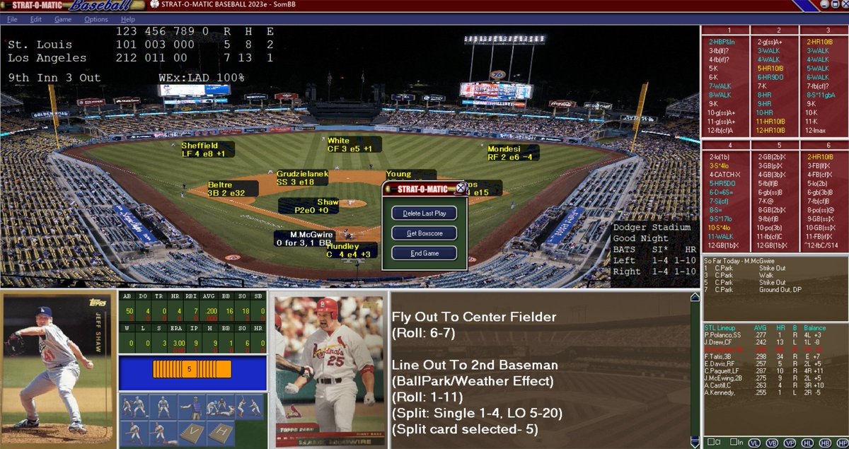 somfanjpn's tweet image. 4/23/1999 Los Angeles 7-5 St. Louis
ドジャース逃げ切り、9連敗でストップ
W : 朴賛浩(2-1)
L : Bottenfield(2-1)
Sv : Shaw(4)
HR : Castillo(1), Karros(2), Beltre(2)