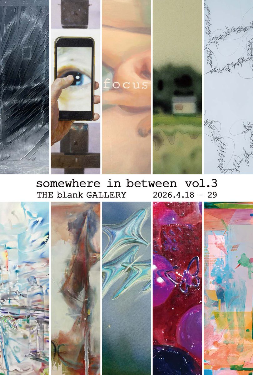 THE blank GALLERY tweet media