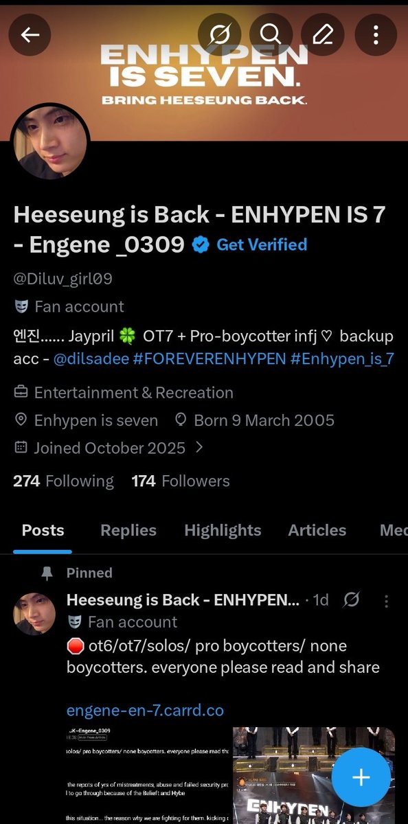 Heeseung is Back - ENHYPEN IS 7 - Engene _0309 tweet media