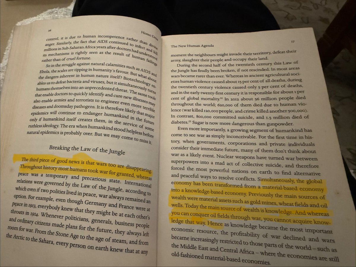 mridulahere's tweet photo. Homo Deus by @harari_yuval - breaking the law of the jungle essay seem obsolete in today’s time..humanity seems to be  back in 19th century! https://t.co/NNoelbslDK