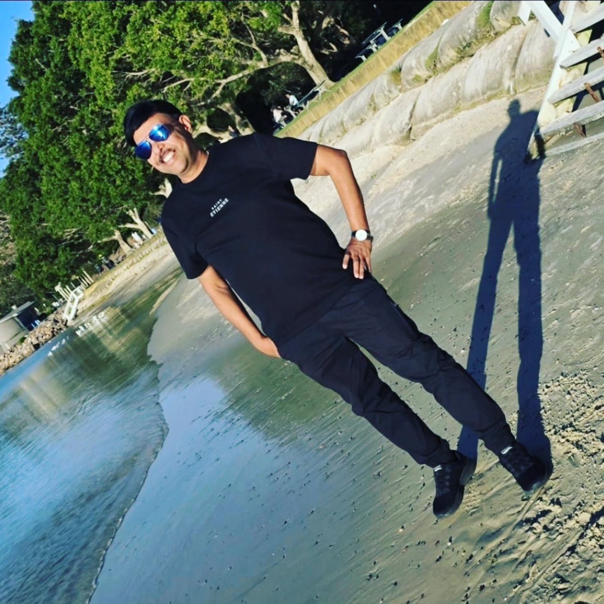 GaryLoke4Prmtta's tweet photo. A relaxing visit to #PortStephens encouraged the #photos and the #poem:

The ocean hums beneath the weight of silent skies,
Where shadows drift like thoughts we try to hide,
Yet every wave reminds me—again & again, we can rise!

In the meeting of light and dark, I find my way,
A quiet connection to life in every rise and fall,
Like the sea, I carry both - shadows and endless courage!

- #Poem by #GaneshLoke 

-#Entreprenaur I #MovieProducer I #Writer I #Poet I #Actor I #Director I
#Educator I #Influencer I #SocialActivist I #Motivator

#OceanInspiration I #RiseAgain I #KeepGoing I #WavesOfLife I #InnerStrength I
#RhythmOfLife I #OceanVibesI #NeverGiveUp