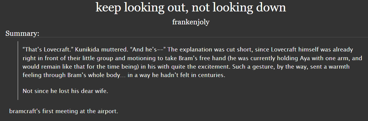 frankenjoly's tweet photo. bramcraft's first meeting at the airport.
#bsd #bramcraft https://t.co/pA9KttpG9T
