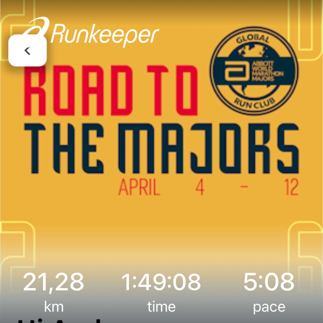 AnglyRun's tweet image. 21.1 km today — Road to the Majors challenge.
Another shot at the New York City Marathon. 🏃‍♂️
#HalfMarathon #RoadToTheMajors #NYCMarathon #WorldMarathonMajors #RunDaily