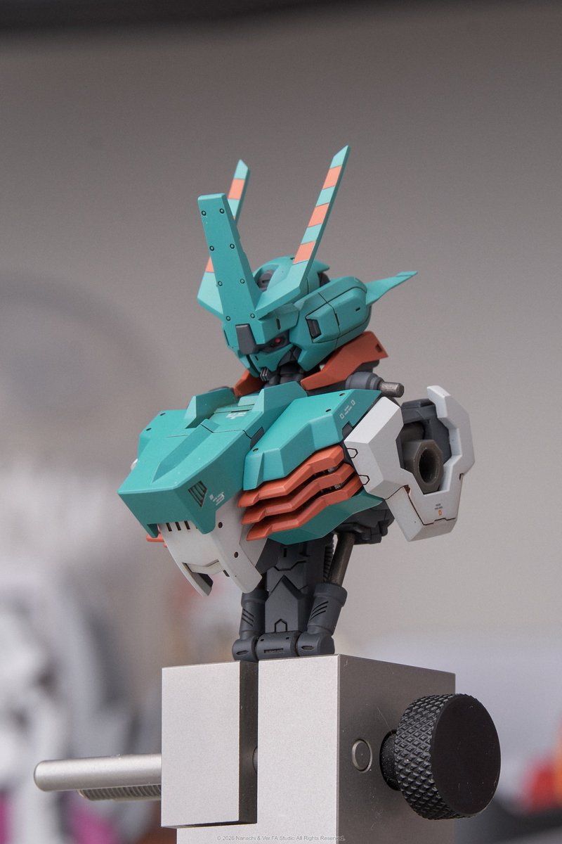 Nanachi__nna's tweet image. 🐍 1/144 ASW-G-04 ガンダム・ガミジン
｜ W.I.P Head &amp;amp; Body （塗装）
｜ 『機動戦士ガンダム 鉄血のオルフェンズ ウルズハント』登場機体

- メカニックデザイン：@ippeigyoubu
- 原型：@verfa_studio
- 製作：me 
- 撮影：me

#g_tekketsu 
#gamigin 
#gundam
