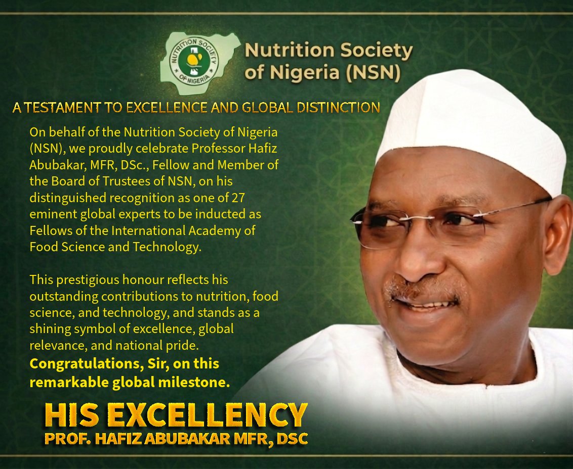 Nutrition Society of Nigeria( NSN) tweet media