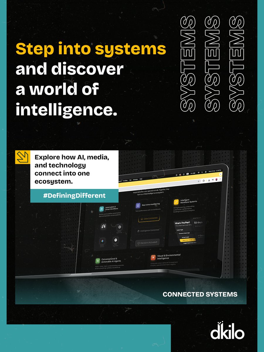 dkilodooh's tweet photo. The future isn’t coming. It’s already boxed in. 🚀
Systems that do more than work, they evolve.

Unbox what’s next → https://t.co/8CVz6CxlNh

#dKilo #definingdifferent #AI #tech #growth #innovation https://t.co/RlPQtvrJ6N
