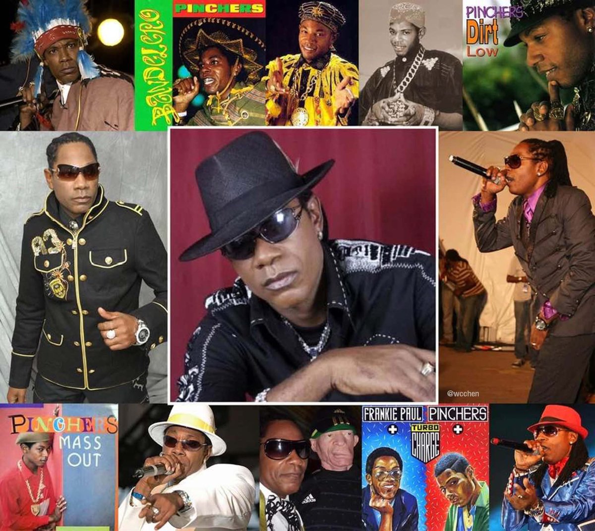 wcchen's tweet image. Pinchers, #Jamaican singer, songwriter, born Delroy Thompson 61 years ago today, on 12 Apr 1965. Best remembered for hits ‘Agony’ (1987), ‘Bandelero’ (1990). #Reggae #Dancehall #Jamaica #Caribbean 
youtu.be/uqUHN-ZAusw
en.wikipedia.org/wiki/Pinchers