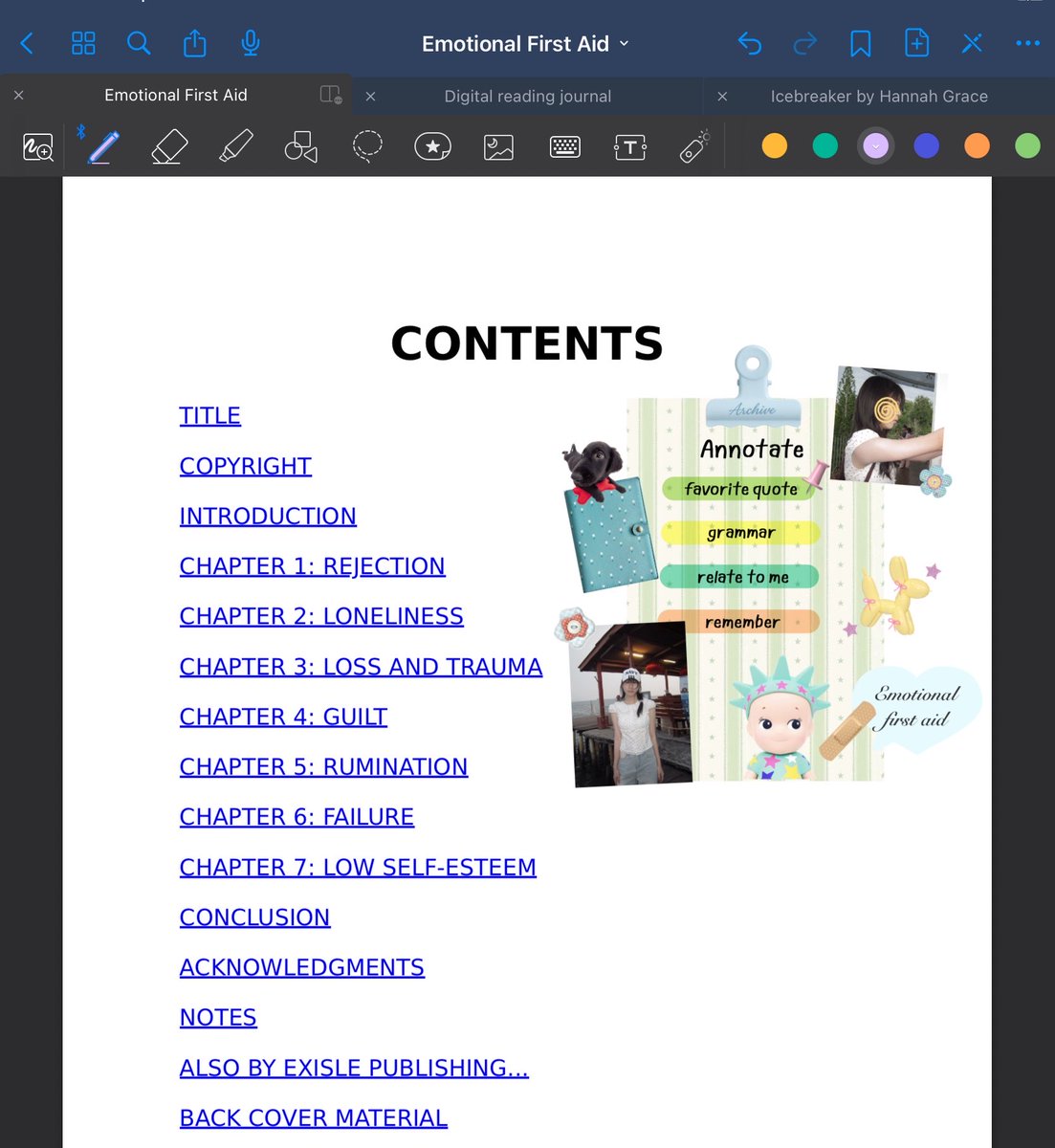 imyourp0pyluw's tweet image. ลอง annotate หนังสือครั้งแรก 🥺📒🖌️👨🏼‍🏫