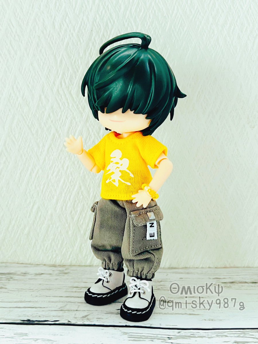 Tシャツ（<a href="/PinkFloat_info/">PinkFloat_告知専用＠ドール服＆靴製作</a> ）さま

で『桑』のTシャツなど作って頂きました。
素敵です💖✨✨

ゆる文字でも作ろうかな❓
あえて蜻蛉切さま推しとして『蜻』も良いかもしれない。