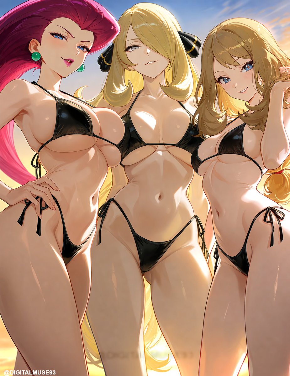 DigitalMuse93's tweet image. It's your lucky day (or not)~
Got any favorite one? Drop it in the comments.
Rate? Drop it in the comments.
Don't be shy, I don't bite.

#AIart #Pokemon #Jessie #Cynthia #AIイラスト