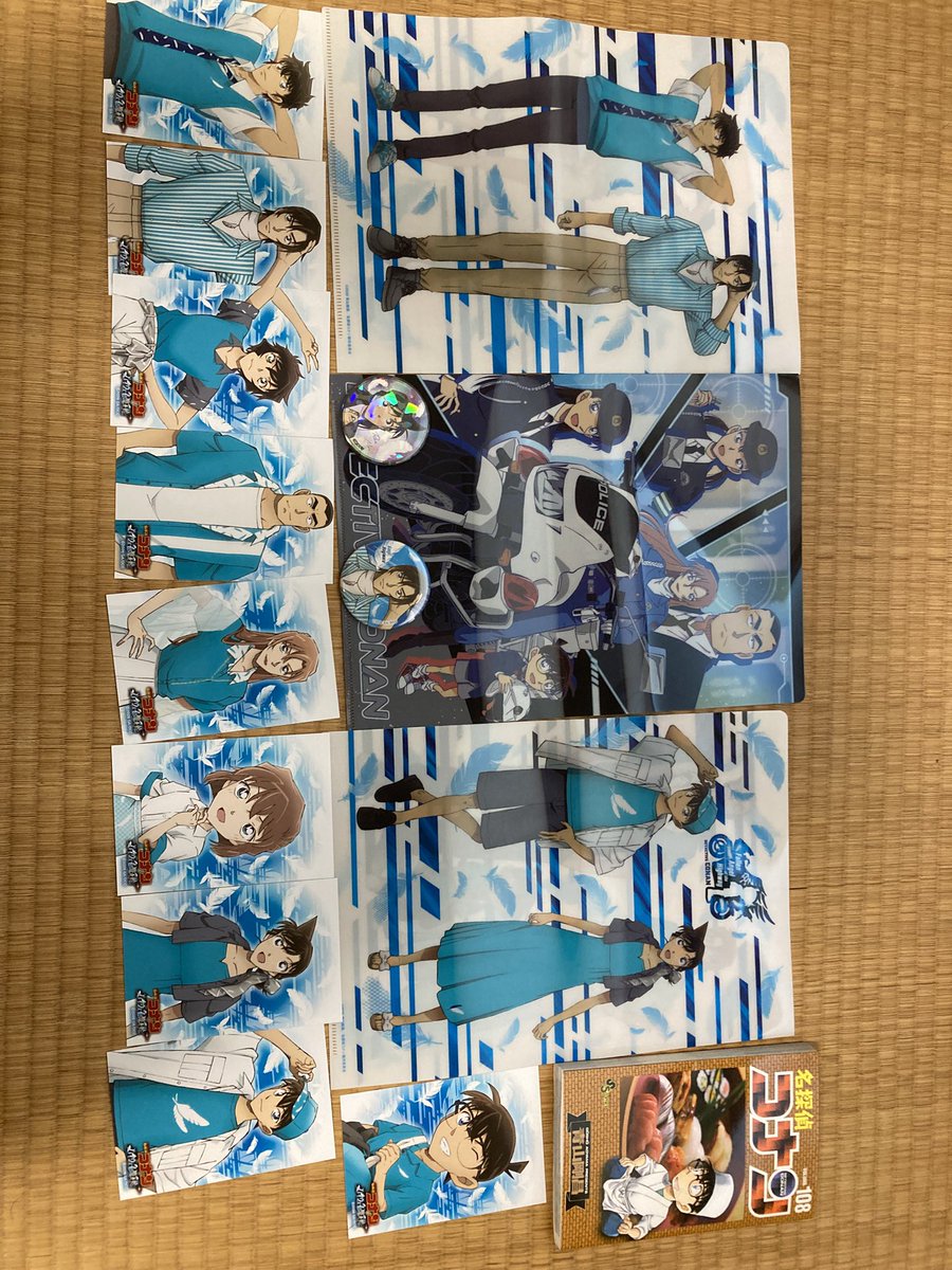 TO_gotoyome's tweet photo. コナンの映画見てきた！
今年もめっちゃおもろかった！
グッズもある程度買えてよかった！
 #名探偵コナン 
 #ハイウェイの堕天使 https://t.co/YvKwBAQd6y