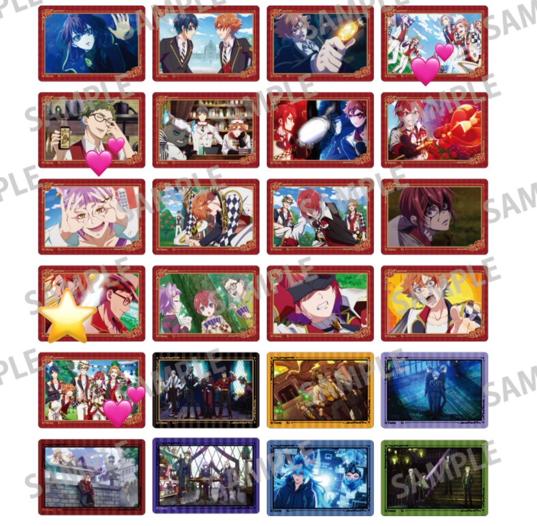 ツイステ picharm ピクチャーム アニメーション ハーツラビュル 交換

全てホロ(レア)同士での交換希望です。

譲: ホロ リドル,チェーニャ
求: 画像2⭐️>💕

最優先の⭐️が決まるまでは⭐️を含めた内容での交換のみ

都内手渡し or 郵送

お気軽にお声掛けくださいませ。