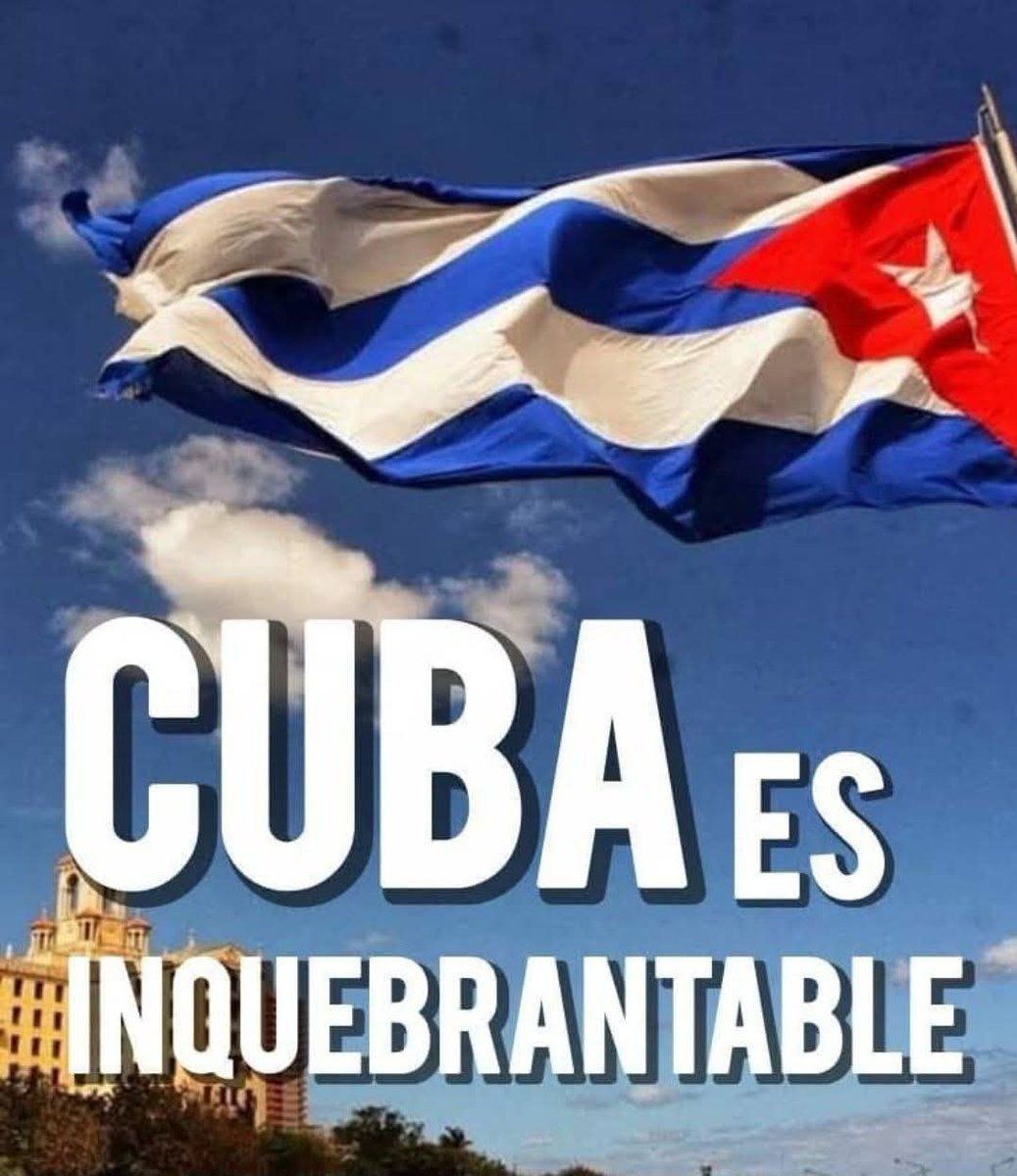 No lo duden nunca #CubaEstáFirme y #CubaNoEstáSola #CubaEsRevolución