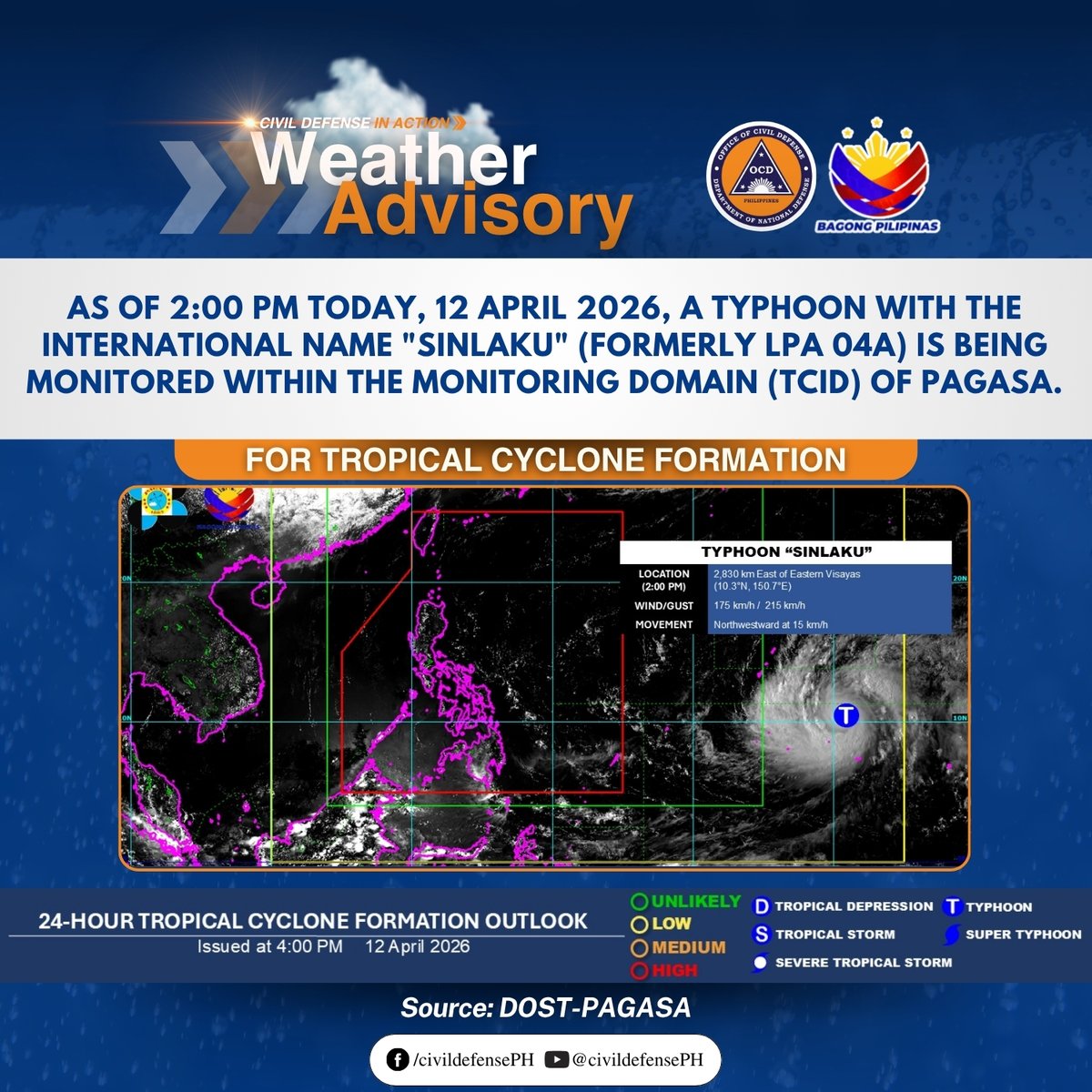 Civil Defense PH tweet media